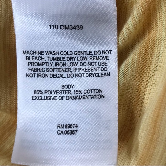 Mountain Hardwear 1/2 Zip Polo Pullover Yellow Stripes Performance Shirt Mens XL - Picture 13 of 13